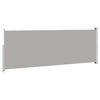 vidaXL Retractable Side Awning 160 x 500 cm Grey