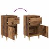 vidaXL Bedside Cabinet Old Wood 40 x 35 x 70 cm Engineered Wood