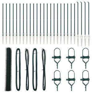 vidaXL Welded Wire Fence with Spikes 50 x 1.2 m (W x H)