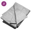 vidaXL Tarpaulin 180 g/m&sup2; 8x12 m Grey HDPE