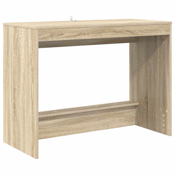vidaXL Bed Desk Sonoma Oak 100 x 45 x 75 cm Engineered Wood