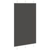 vidaXL Pleated Blind Black 120x200 cm Fabric Width 119.4 cm Polyester