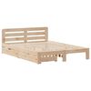 vidaXL Bed Frame without Mattress 120x190 cm Small Double Solid Wood Pine