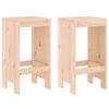 vidaXL 3 Piece Garden Bar Set Solid Wood Pine