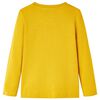 Kids' T-shirt with Long Sleeves Ochre 116