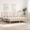 vidaXL Bed Frame without Mattress 200x200 cm Solid Wood Pine