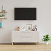 vidaXL TV Cabinet High Gloss White 102x44.5x50 cm Engineered Wood