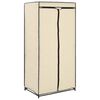 vidaXL Wardrobes 2 pcs Cream 75x50x160 cm