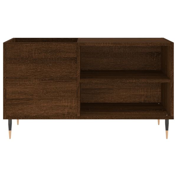 vidaXL Record Cabinet Brown Oak 85x38x48 cm Engineered Wood