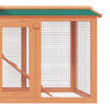 vidaXL Outdoor Large Rabbit Hutch Small Animal House Pet Cage Wood