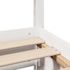 vidaXL Bed Frame without Mattress White 100x200 cm Solid Wood Pine