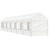 vidaXL Gazebo with Roof White 13.38x2.28x2.69 m Polyethylene