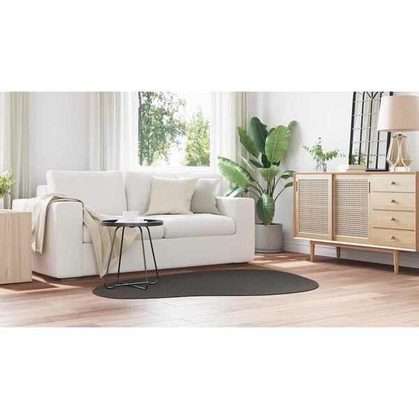 vidaXL Carpet Folding HUARTE Anthracite 120 x 170 cm Polyester