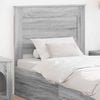 vidaXL Headboard with Headboard Grey Sonoma 75 cm Engineered Wood