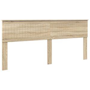 vidaXL Headboard Sonoma Oak Engineered wood