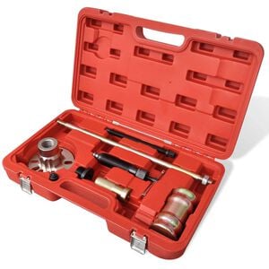 vidaXL Hydraulic Wheel Hub Puller with Hammer Set 10 Ton