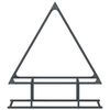 vidaXL Firewood Rack Anthracite 80x25x90 cm Cold-rolled steel