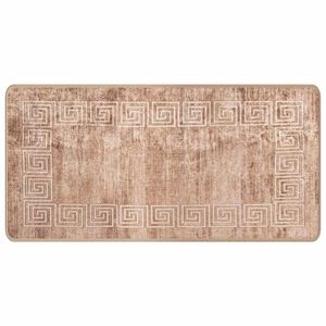 vidaXL Rug Runner MARSA White 50 x 100 cm Polyester and PVC