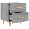 vidaXL Bed Cabinets 2 pcs Grey Sonoma 40x35x47.5 cm