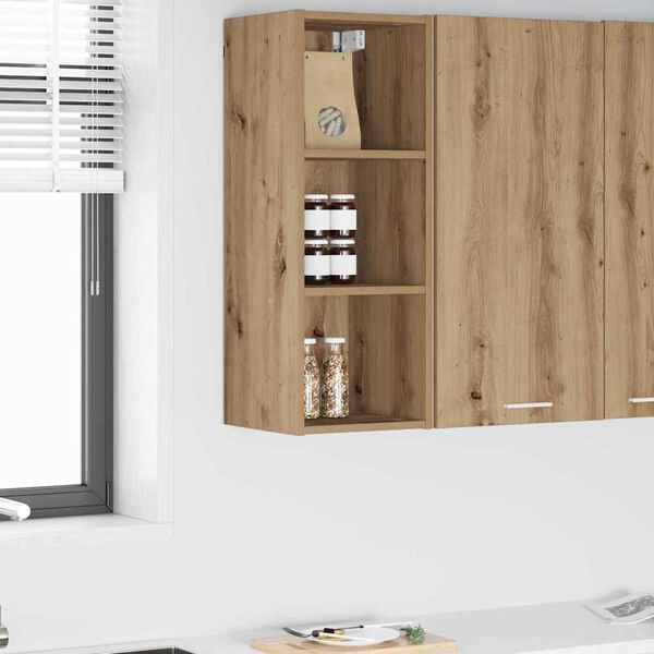 vidaXL Hanging Cabinet Artisan Oak 30 x 29.5 x 80 cm Engineered Wood