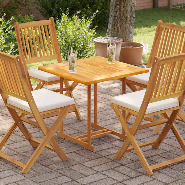 vidaXL Table Top Solid Teak Wood 70x70x2.5 cm