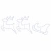 vidaXL Reindeer and Sleigh Christmas Decoration LOVIISA 180 LEDs
