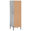 vidaXL Shoe Cabinet Concrete Grey 30x35x105 cm Engineered Wood