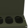 vidaXL Chicken Feeder Olive Green 40 x 40 x 45 cm Cold-Rolled Steel
