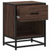 vidaXL Bedside Cabinet Brown Oak 40x31x50 cm Engineered Wood