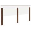 vidaXL Headboard with Headboard Brown Oak 200 cm Engineered wood