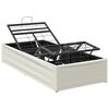vidaXL Electric Adjustable Bed Frame White 200 x 90 x 33.5 cm Steel