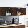 vidaXL Garage Wall Cabinets 2 pcs Brown Oak Engineered Wood