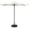 vidaXL Garden Parasol with Base 270 x 270 cm Polyester Rectangular