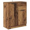 vidaXL Sideboards 2 pcs Old Wood 60 x 30 x 70 cm Engineered Wood