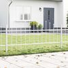 vidaXL Garden Fence White 680 x 75 cm