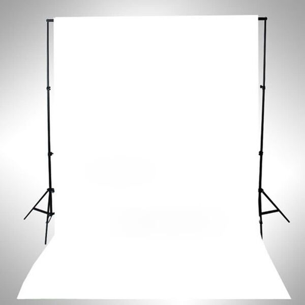 vidaXL Backdrop Cotton without Stand White 500x300 cm