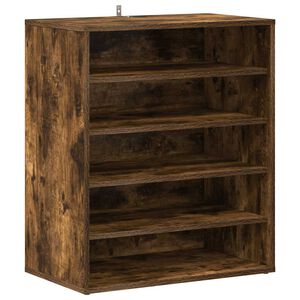 vidaXL Shoe Cabinet Grey Sonoma 60x35x70 cm Engineered Wood
