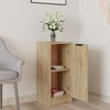 vidaXL Sideboard Sonoma Oak 30x30x70 cm Engineered Wood