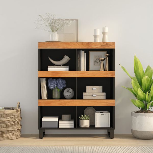 vidaXL Side Cabinet 85x33x107 cm Solid Wood Acacia