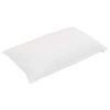 vidaXL Duvet with Pillow 3 pcs White Microfibre