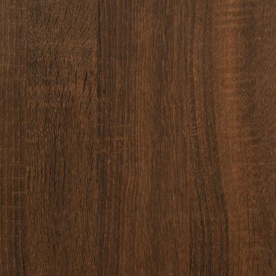 vidaXL Record Cabinet Brown Oak 84.5x38x89 cm Engineered Wood