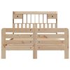 vidaXL Bookcase Bed without Mattress 160x200 cm Solid Wood Pine