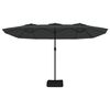 vidaXL Double-Head Parasol Anthracite 449x265 cm