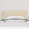 vidaXL Headboard with Headboard Cream 100 cm Faux Leather