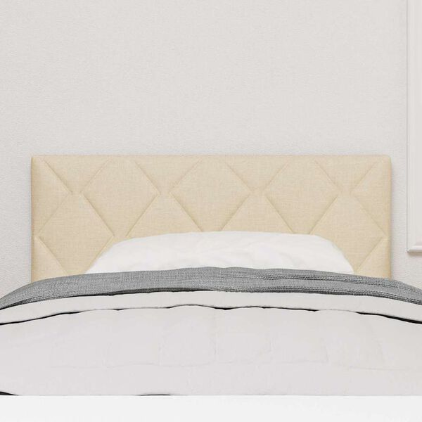 vidaXL Headboard with Headboard Cream 100 cm Faux Leather