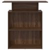 vidaXL Reception Desk Brown Oak 100x40x104 cm Engineered Wood