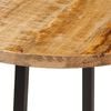 vidaXL Coffee Table 35x35x45 cm Solid Wood Mango and Iron