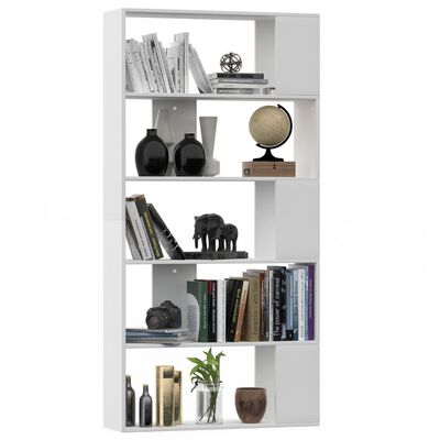 vidaXL Book Cabinet/Room Divider White 80x24x159 cm Engineered Wood