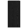 vidaXL Sideboard Black Oak 45 x 35 x 75 cm