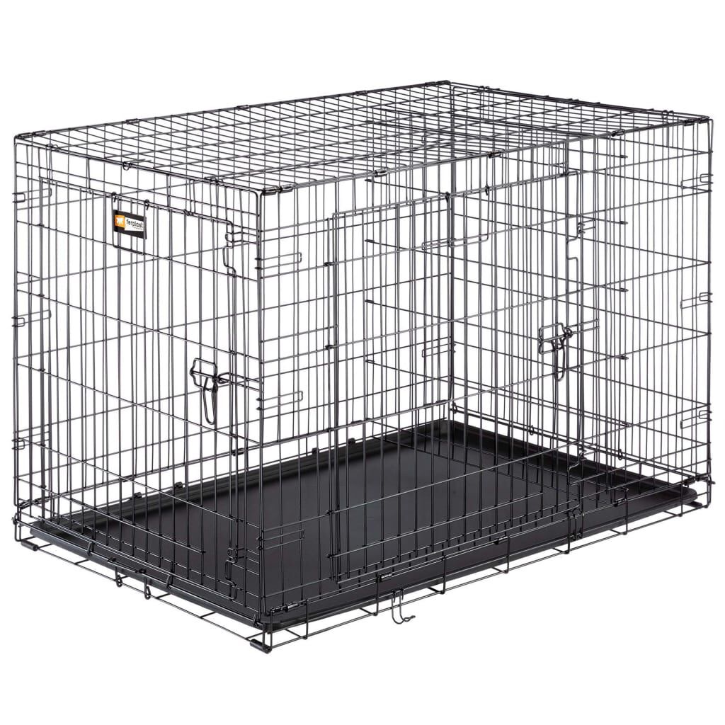 Ferplast Dog crate Dog Inn 105 108.5x72.7x76.8 cm Grey vidaXL